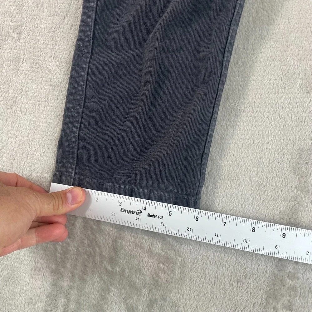 Vuori Optimist Pants Mes Medium Gray Corduroy Elastic Waist Drawstring V440